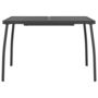 Voir la diapositive 3 : VIDAXL Table de jardin anthracite 110x80x72 cm Treillis d'acier