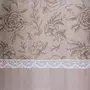 DECOSTARS Rideau à œillets 140x240 Rosa naturel coton