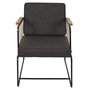 Voir la diapositive 2 : Paris Prix Fauteuil Design  Benson  79cm Marron