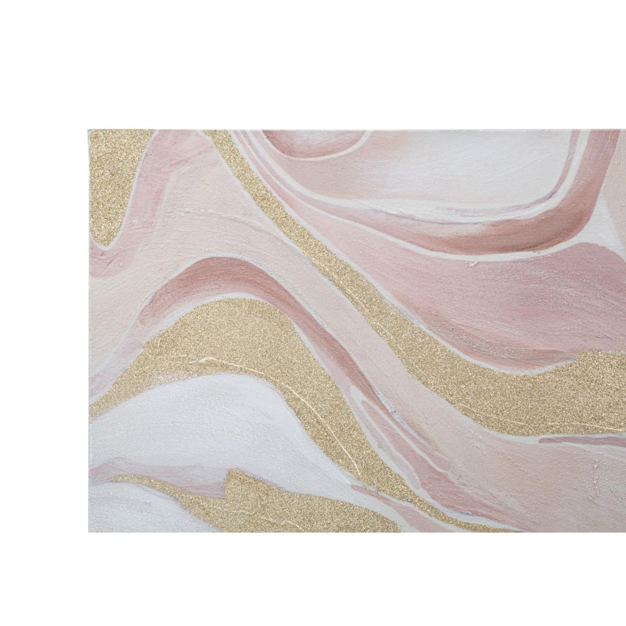 Voir la diapositive 2 : Paris Prix Toile peinture déco  pinkly  80x80cm multicolore