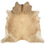 Voir la diapositive 2 : VIDAXL Tapis en peau de vache veritable 150 x 170 cm Beige