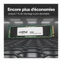 Voir la diapositive 3 : Crucial SSD interne - CRUCIAL - E100 - 480 Go - PCIe Gen4 NVMe M.2 - Jusqu'a 470 Mo/s