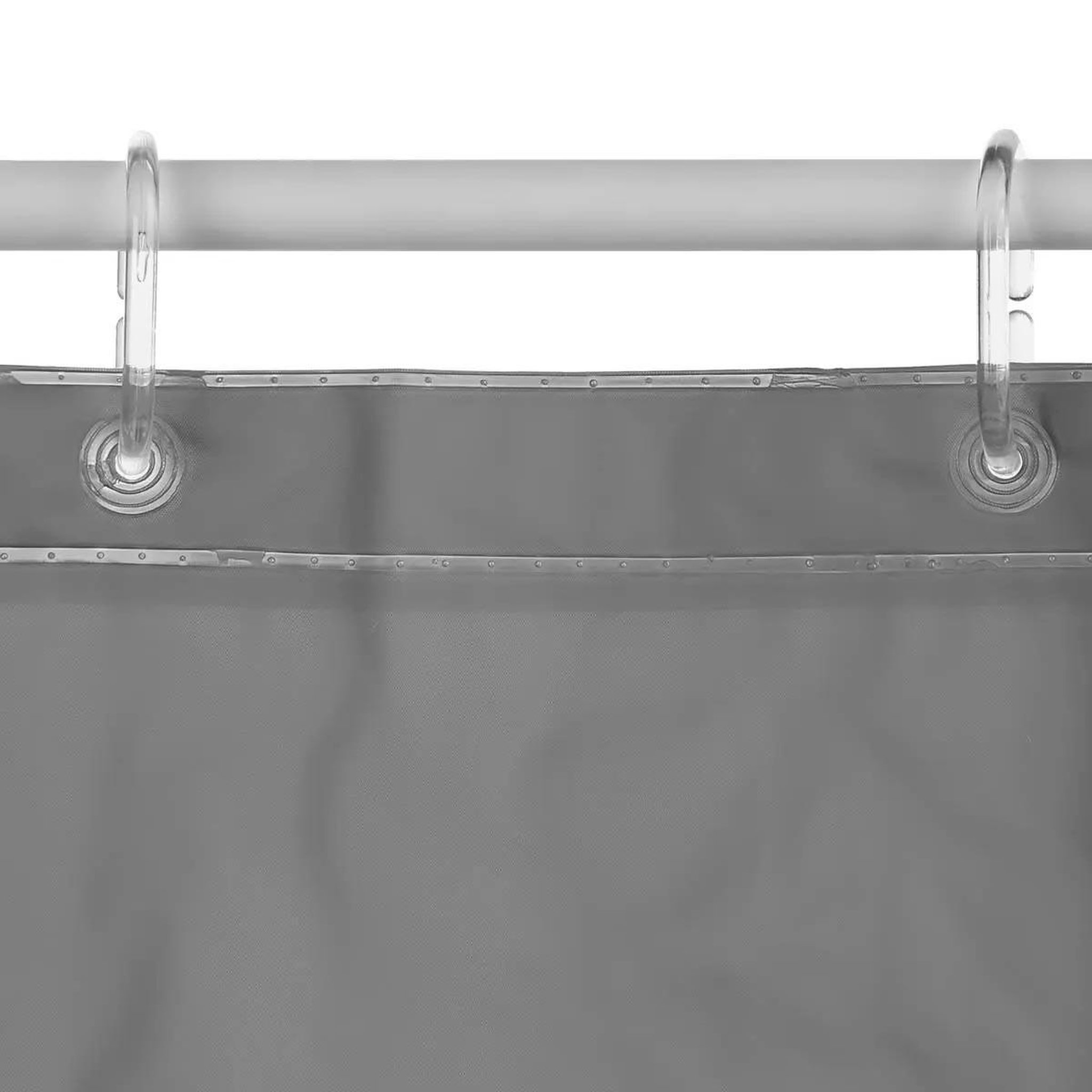 Voir la diapositive 2 : B BASIC & CO Rideau de douche  eva  180x200cm gris