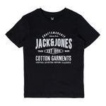 Jack & Jones T shirt  Garçon Jack & Jones Jeans. Coloris disponibles : Noir