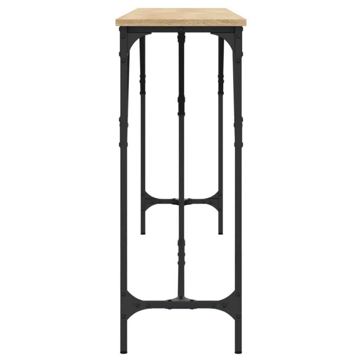 VIDAXL Table console chene sonoma 200x29x75 cm bois d'ingenierie