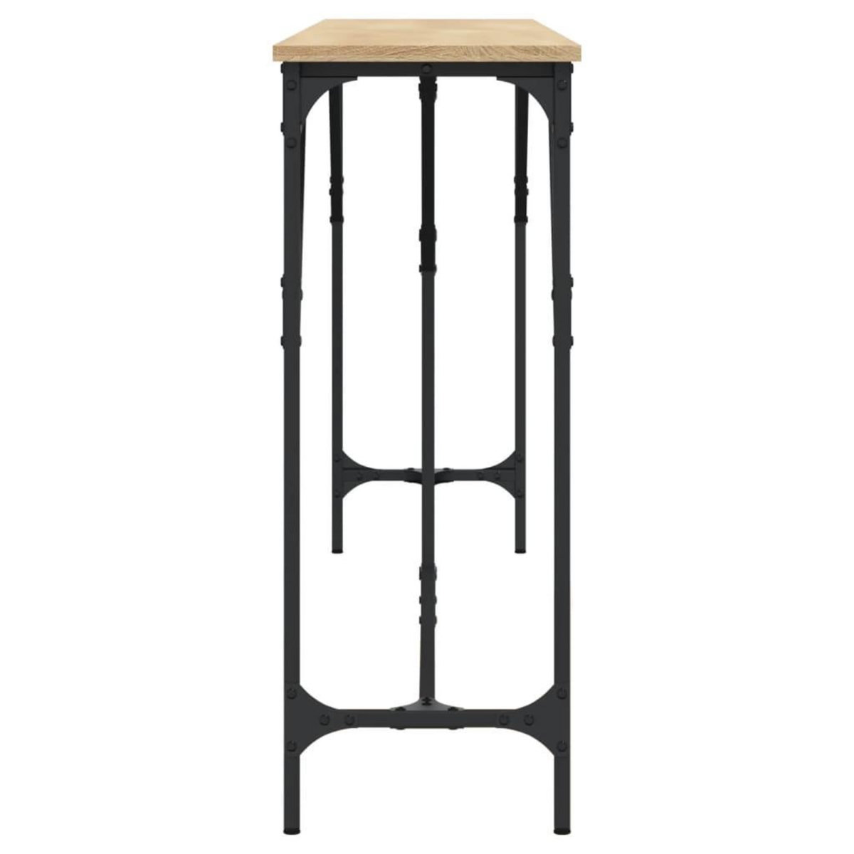 VIDAXL Table console chene sonoma 200x29x75 cm bois d'ingenierie