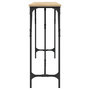 Voir la diapositive 5 : VIDAXL Table console chene sonoma 200x29x75 cm bois d'ingenierie