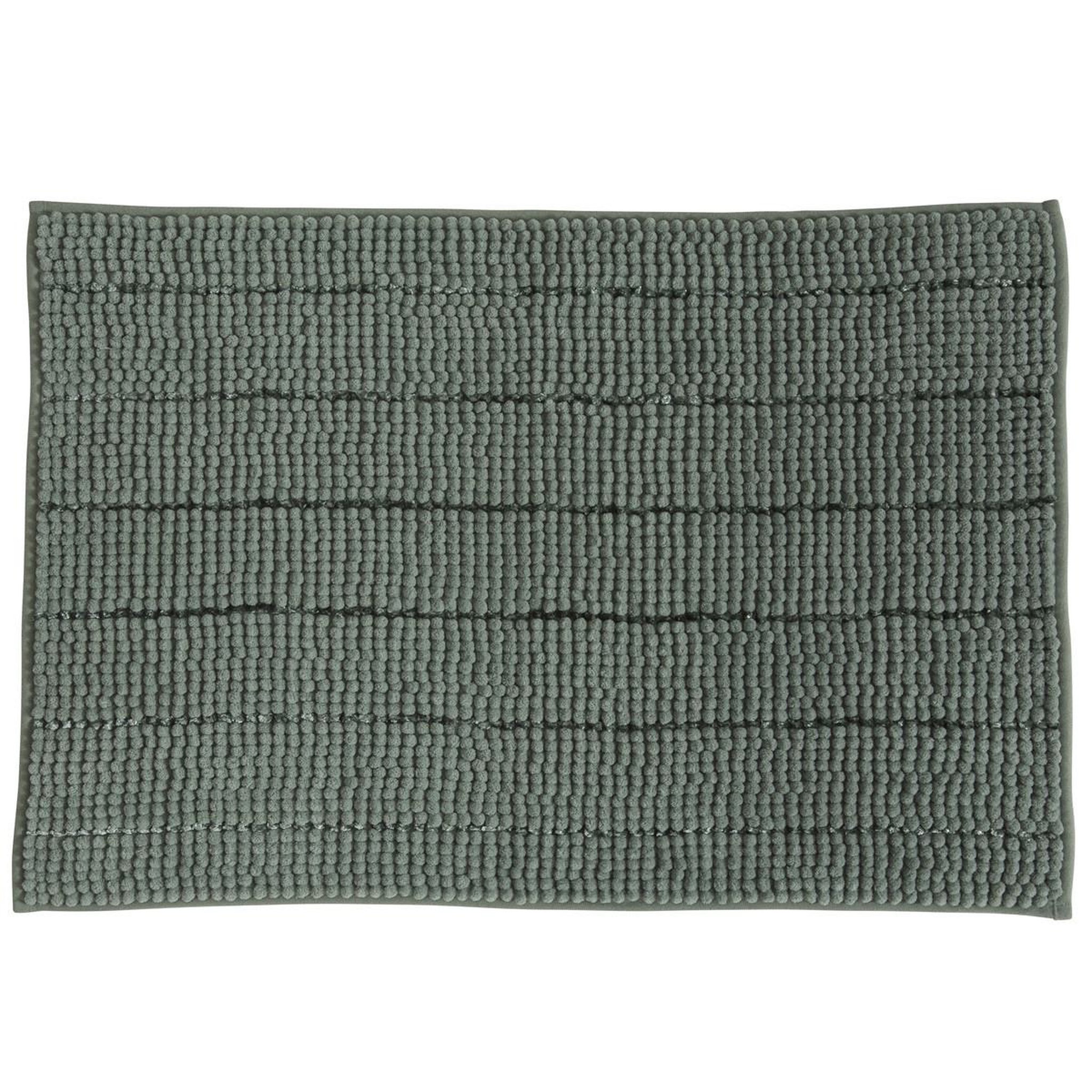 GUY LEVASSEUR Tapis de bain chenille 50x70 uni 50x70cm. Coloris disponibles : Rose, Vert, Gris, Marron