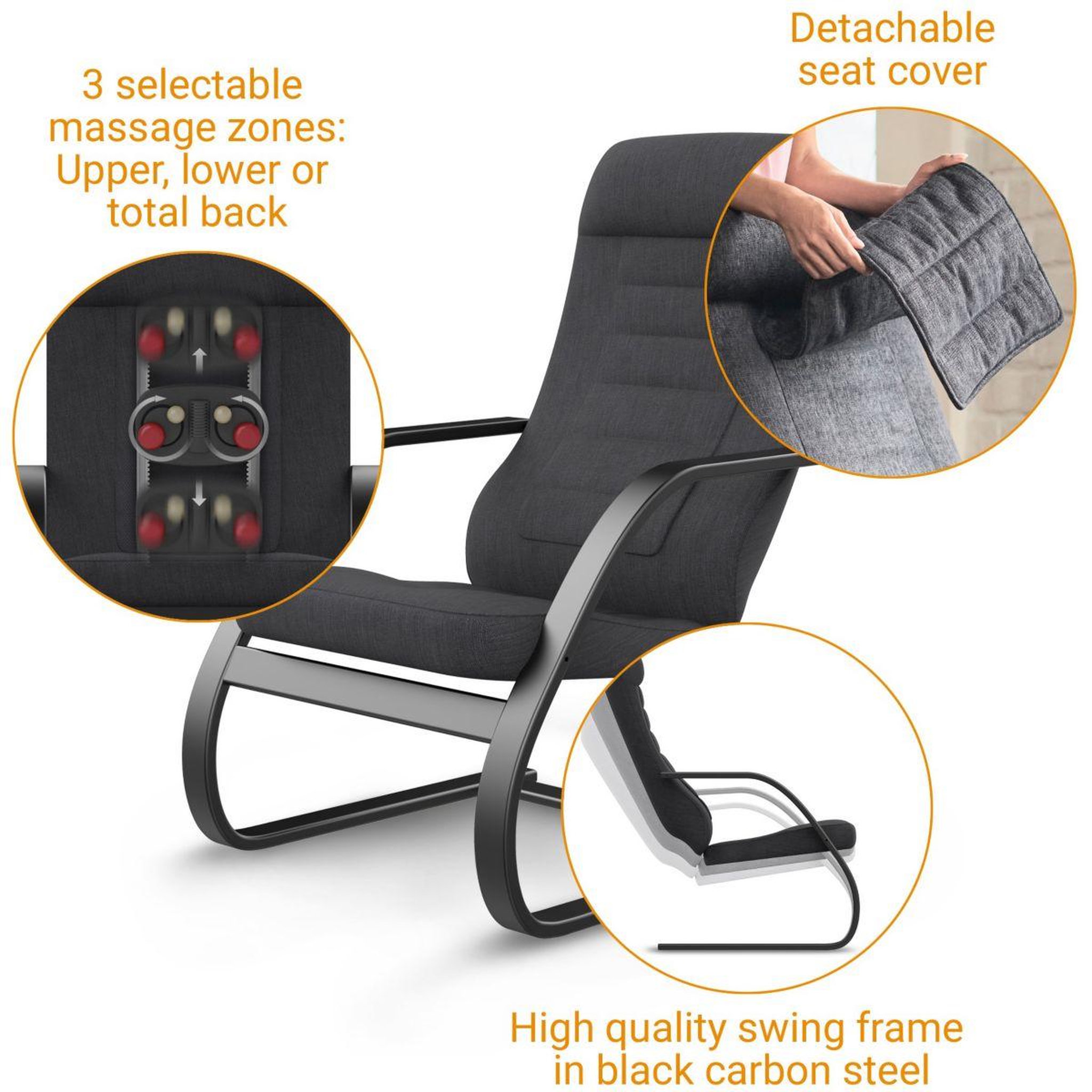 Voir la diapositive 4 : Medisana Siège massant de massage et relaxation RC 450