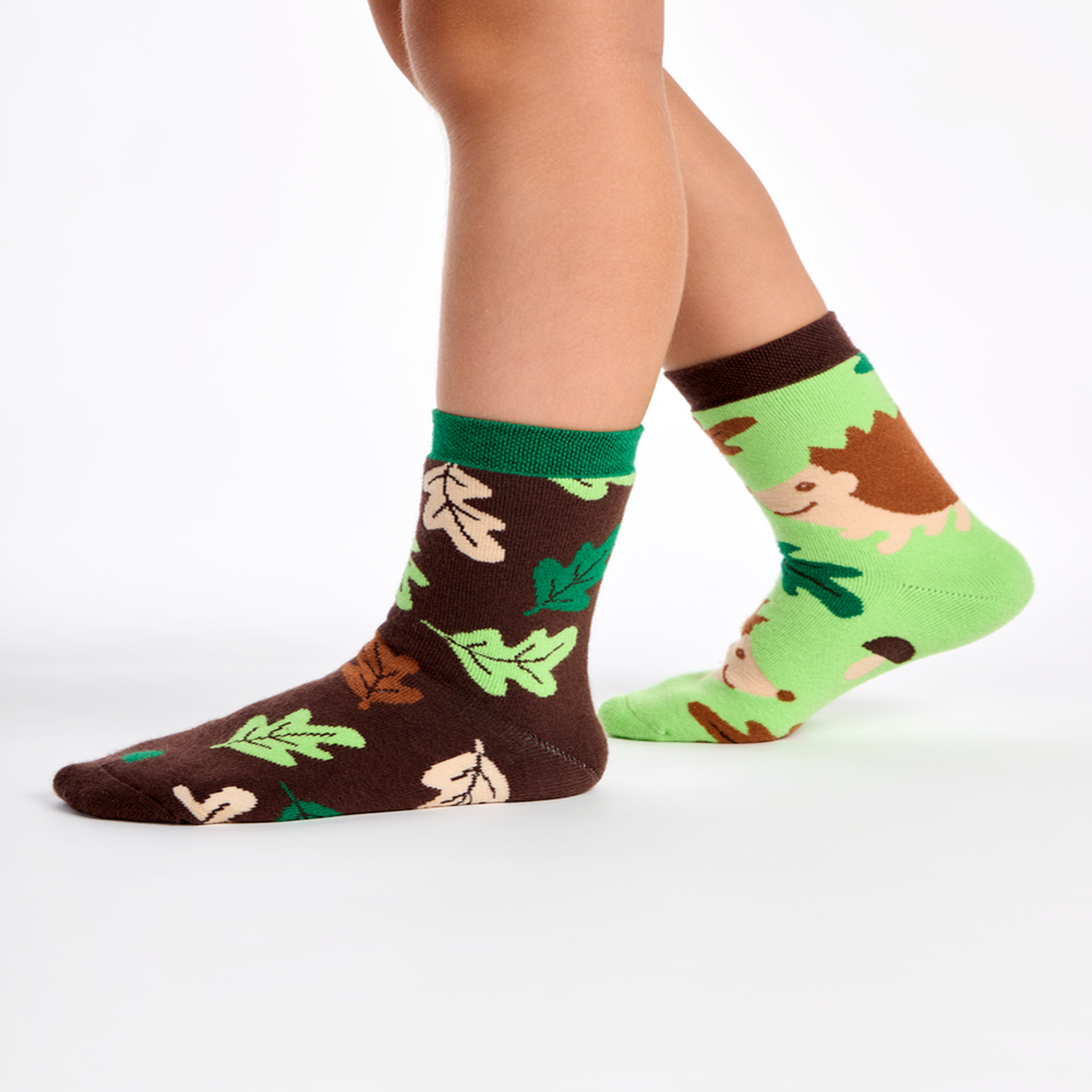Voir la diapositive 4 : DEDOLES Chaussettes chaudes enfants hérissons et feuilles