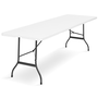 Voir la diapositive 6 : ID MARKET Table pliante d'appoint portable 180 CM et 2 bancs pliables pour camping ou réception