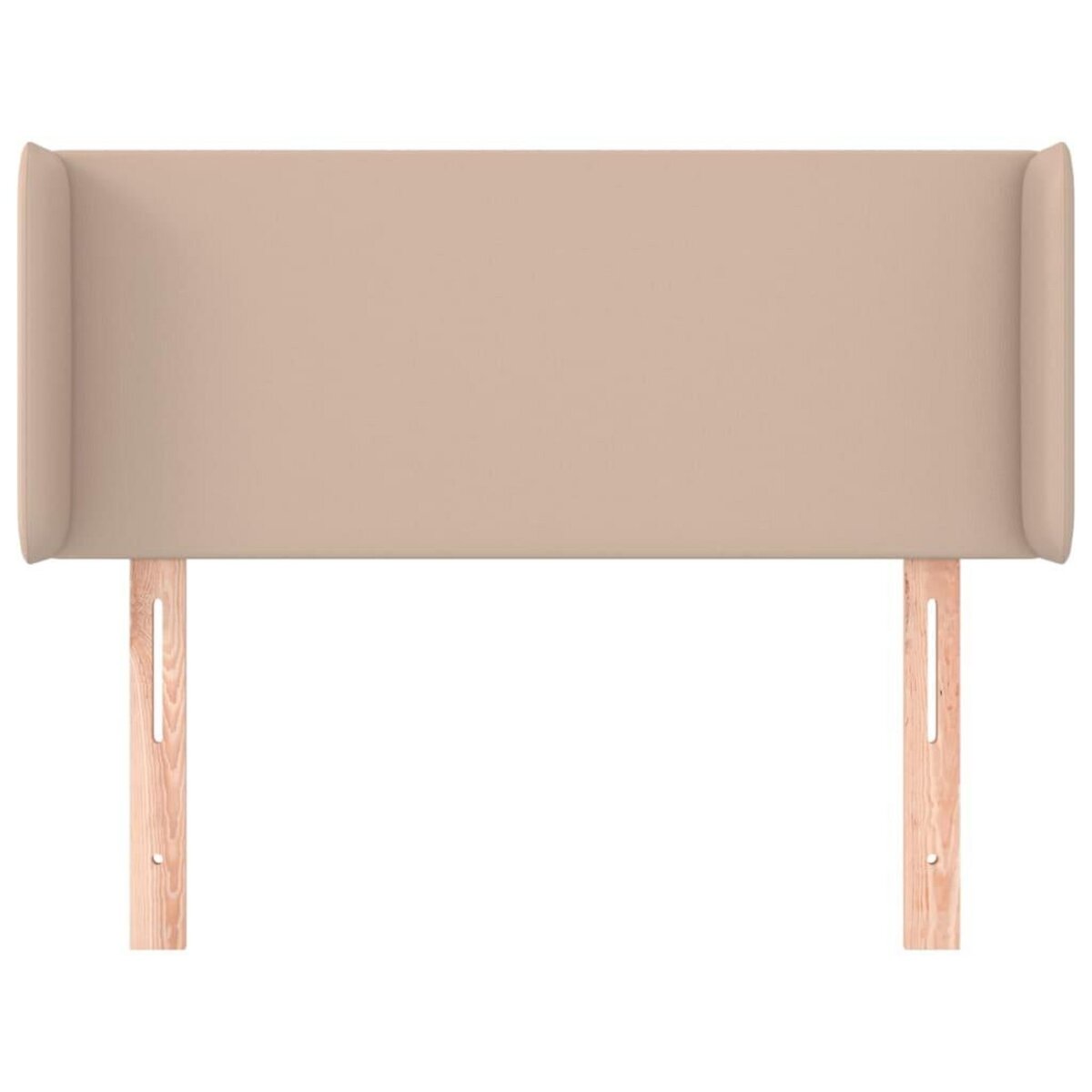 VIDAXL Tete de lit avec oreilles Cappuccino 93x16x78/88 cm Similicuir