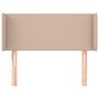 Voir la diapositive 3 : VIDAXL Tete de lit avec oreilles Cappuccino 93x16x78/88 cm Similicuir