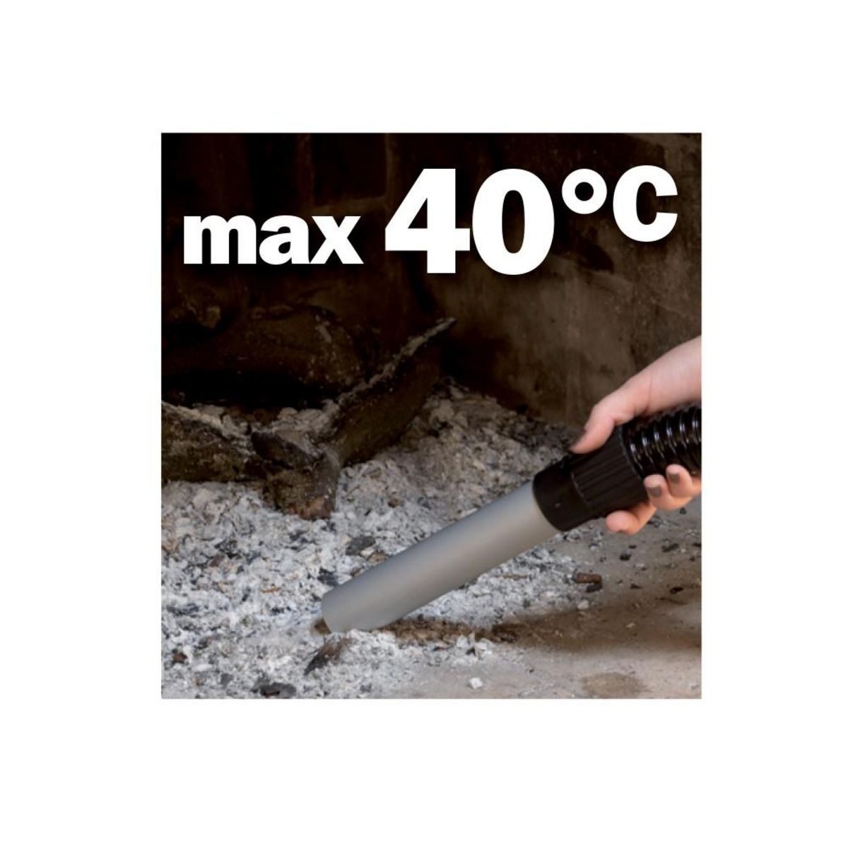 Ribitech Aspirateur à cendres chaudes 18l 950w - prcen008