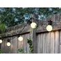 Voir la diapositive 2 : JARDIDECO Guirlande lumineuse 20 Led ampoules fumées - Blanc chaud