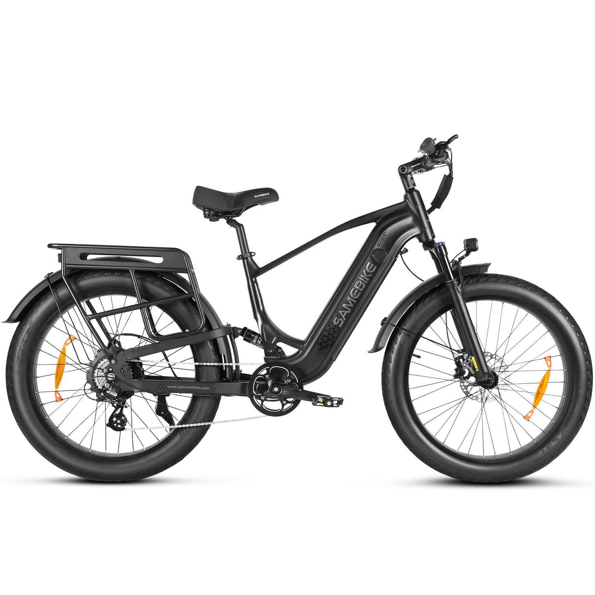 SAMEBIKE Vélo électrique à gros pneus à suspension complète SAMEBIKE STORM