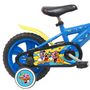 Voir la diapositive 2 : Disney Mickey Vélo enfant 12'' - Modèle  Mickey  pour enfant de 85 à 100 cm - Livré avec stabilisateurs - Plaque décorative avant - 1 frein et roues à bâtons