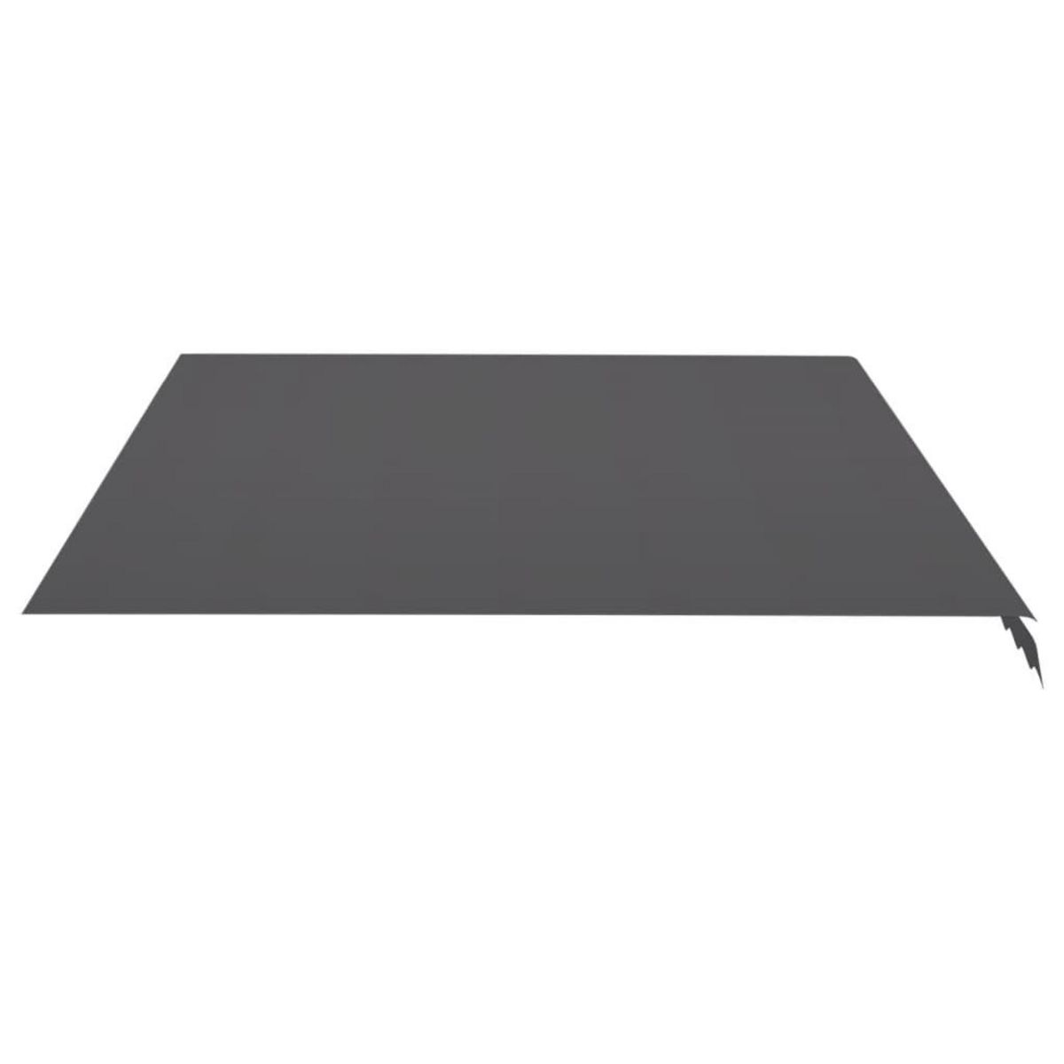 VIDAXL Tissu de remplacement pour auvent Anthracite 4,5x3,5 m