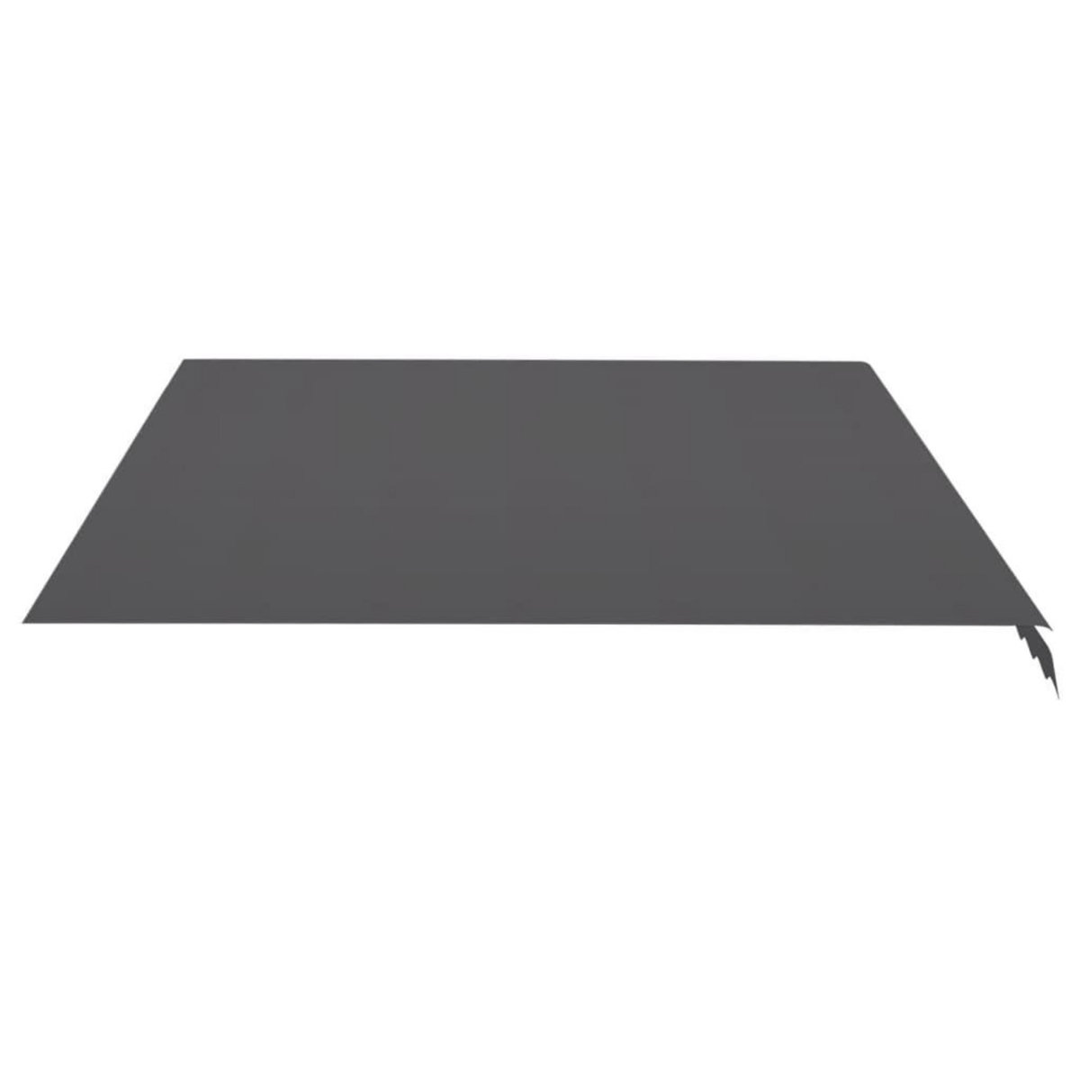 VIDAXL Tissu de remplacement pour auvent Anthracite 4,5x3,5 m