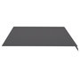 Voir la diapositive 4 : VIDAXL Tissu de remplacement pour auvent Anthracite 4,5x3,5 m