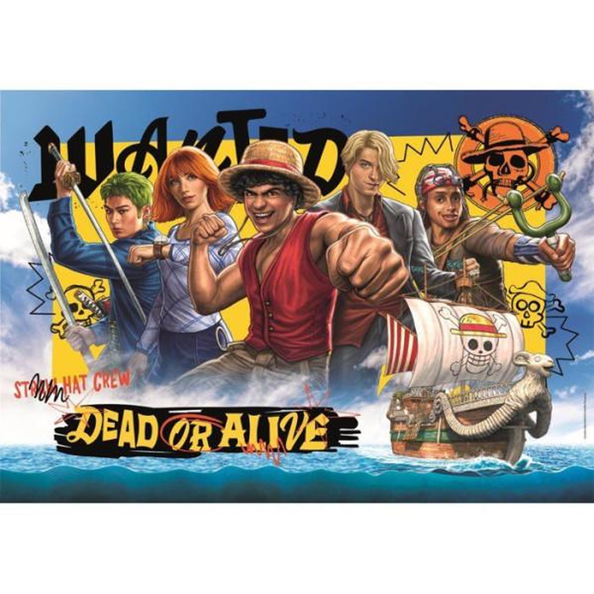 Voir la diapositive 2 : CLEMENTONI Clementoni - One Piece - Puzzles 104 Pieces Super - Puzzle enfant - Des 6 ans - 38x27cm