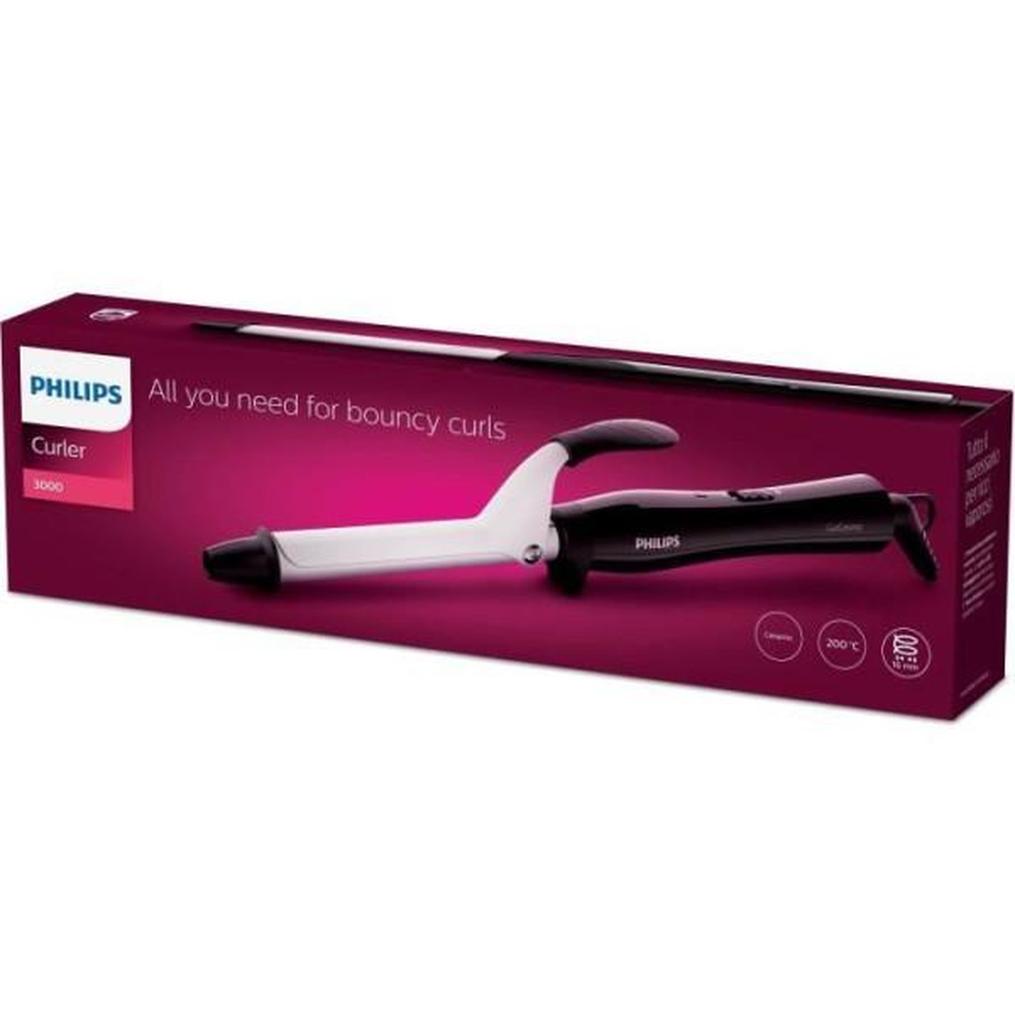 Voir la diapositive 3 : Philips Boucleur - PHILIPS - BHB862/00 - CurCeramic
