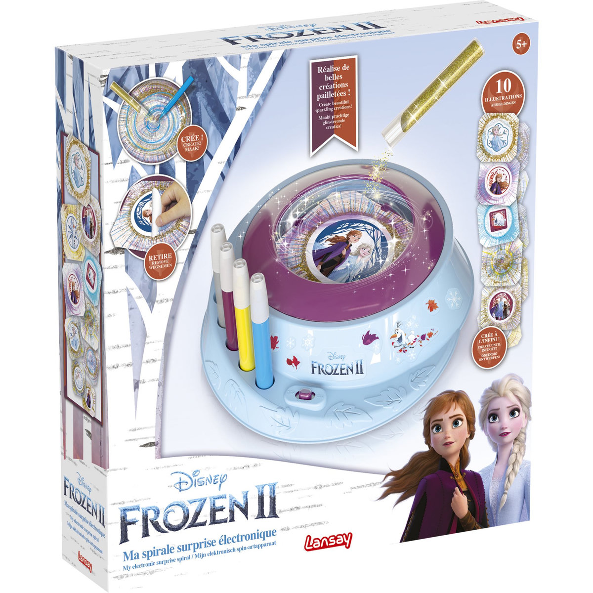 LANSAY Ma spirale surprise électronique - La reine des neiges 2