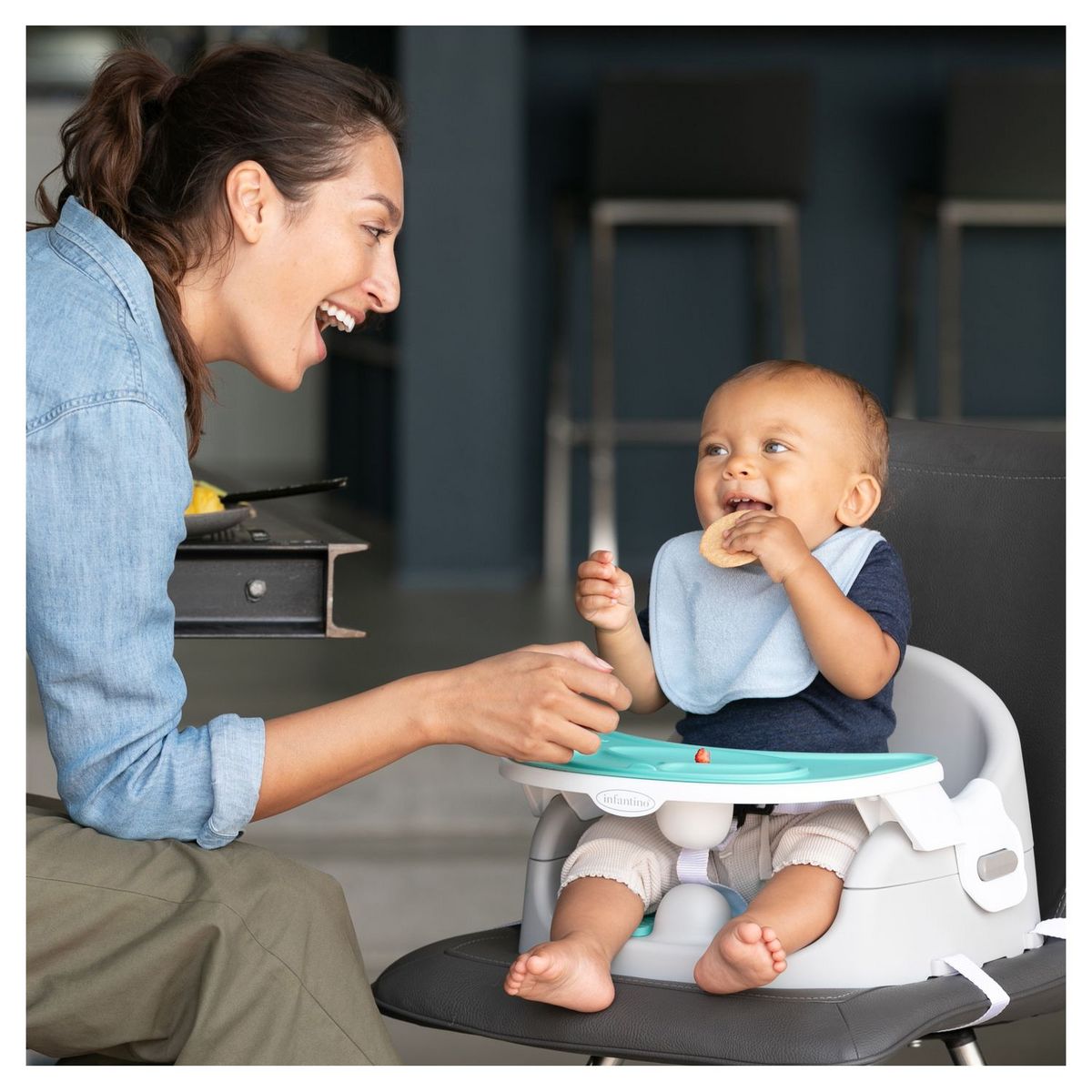 INFANTINO Siège réhausseur Combo Duo évolutif 2 en 2