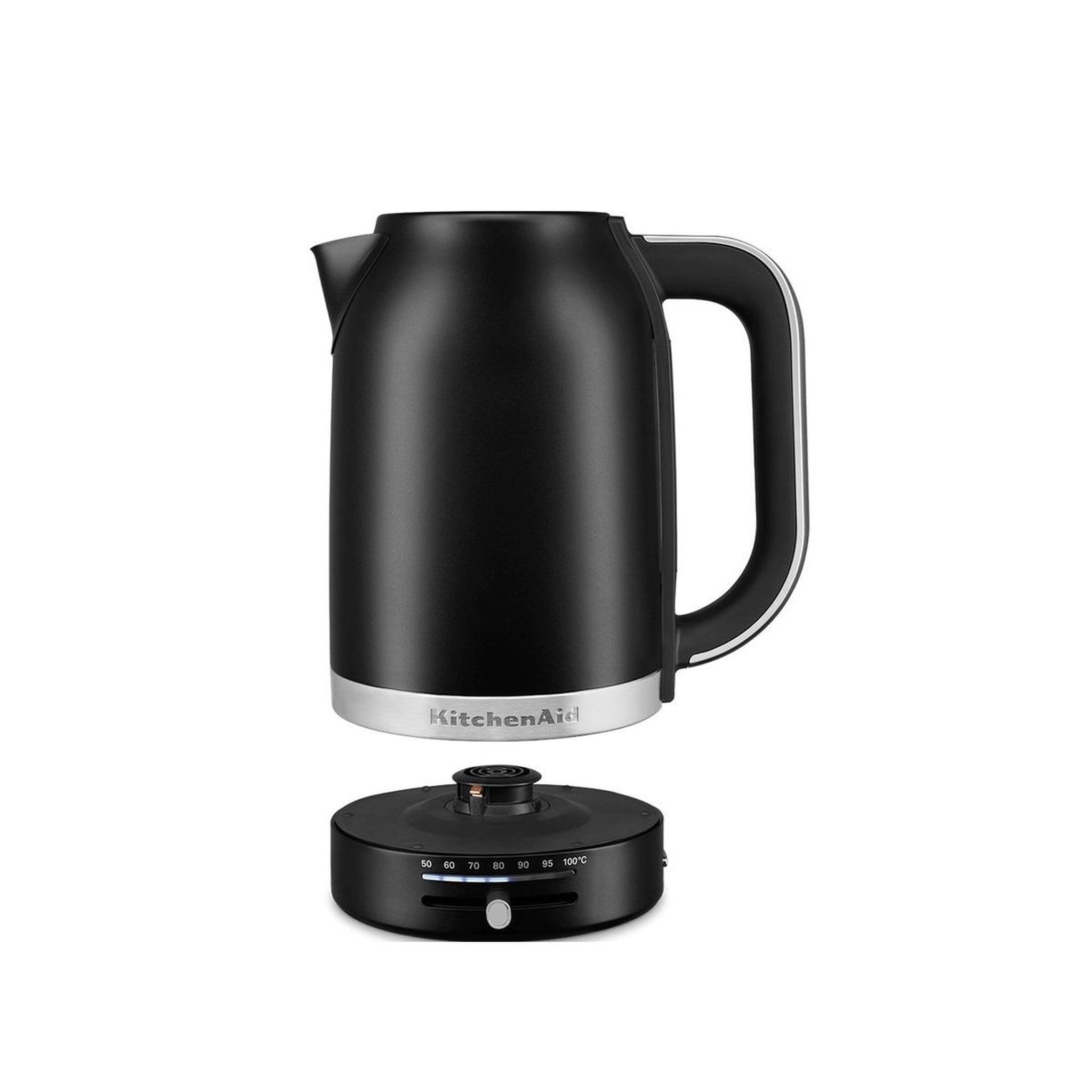 Voir la diapositive 2 : KitchenAid Bouilloire sans fil 1.7l 2400w noir - 5kek1701ebm