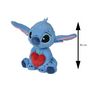 Voir la diapositive 2 : SIMBA Peluche Stitch avec un coeur 25 cm Disney 