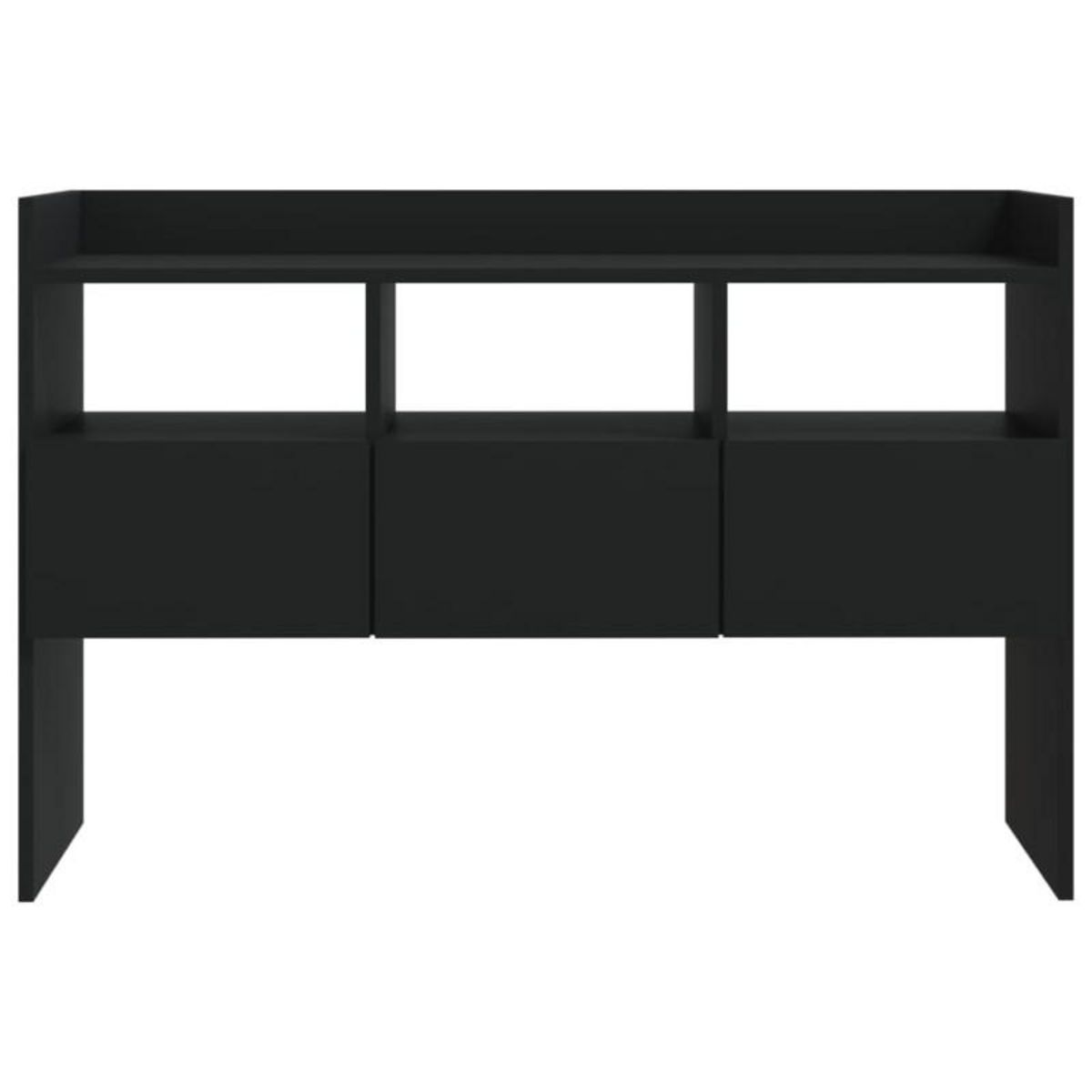 VIDAXL Buffet Noir 105x30x70 cm Bois d'ingénierie
