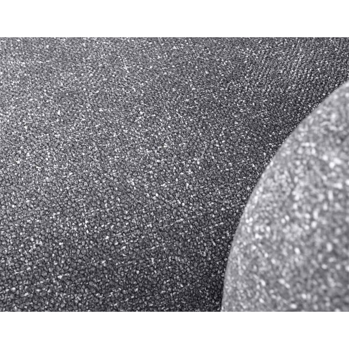 LISA DESIGN Velris - canapé d'angle droit 3 places en tissu moucheté