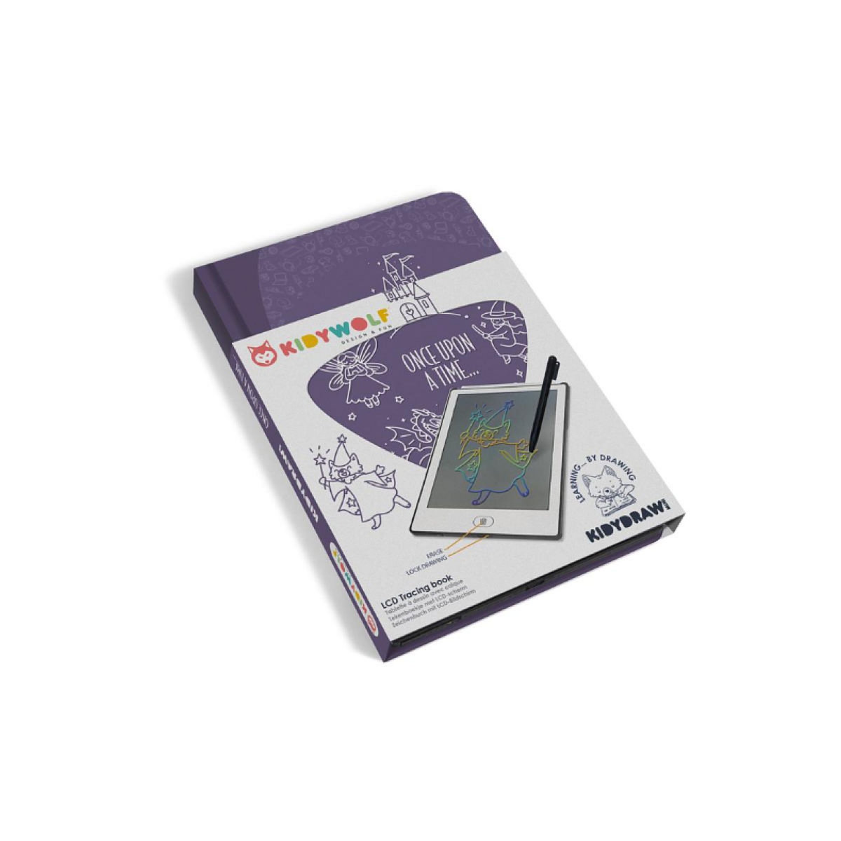 KIDYWOLF Tablette Digitale Kidydraw Mini - Il Était Une Fois pour Enfants