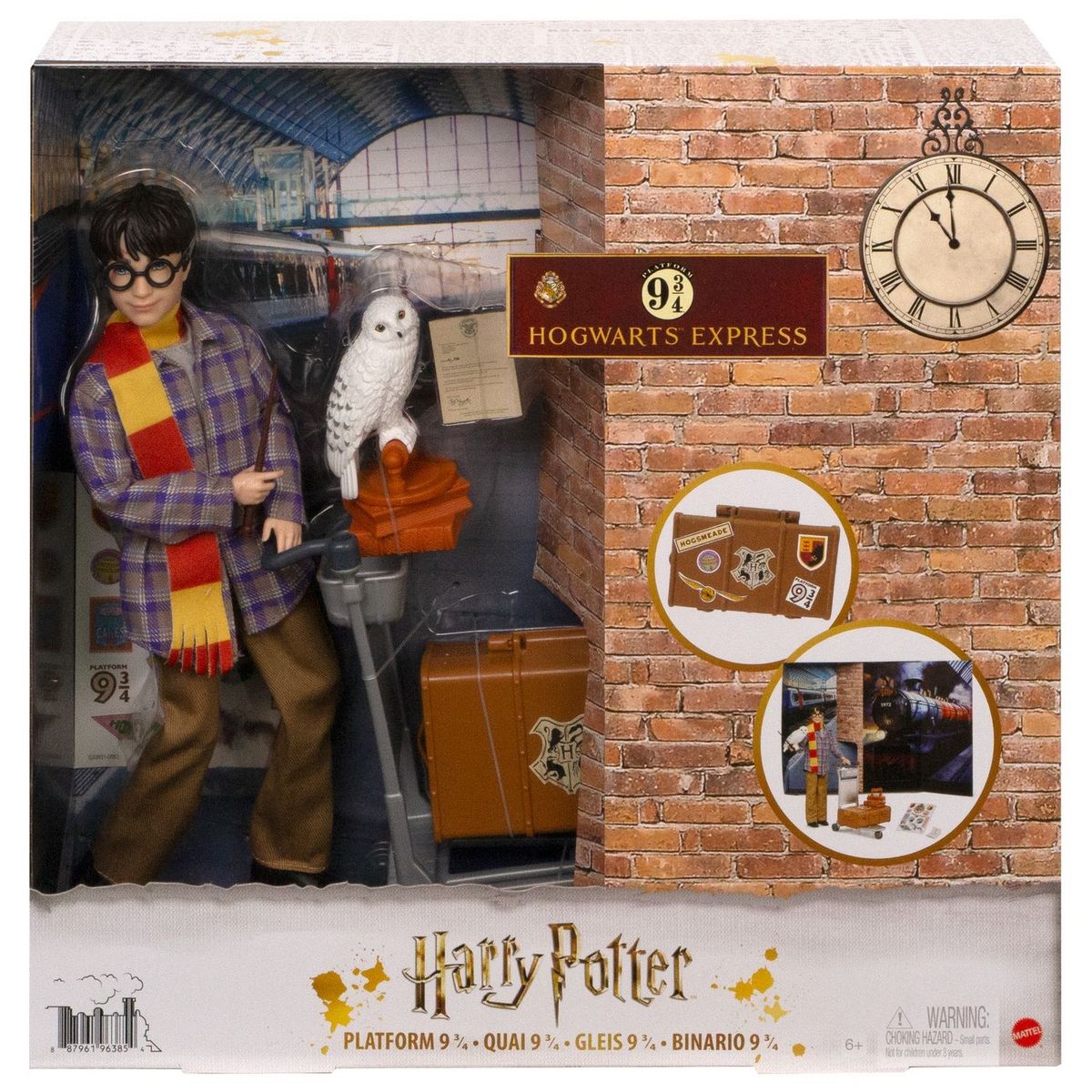 HARRY POTTER Coffret Poupée mannequin Harry Potter - Quai 9 3/4