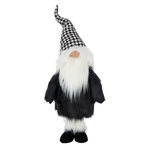 Paris Prix Père-Noël Déco  Pied-de-Poule  91cm Noir & Blanc