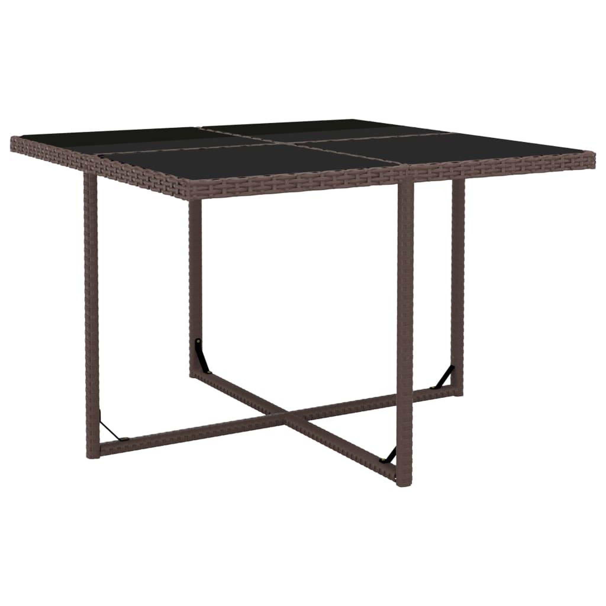 Voir la diapositive 5 : VIDAXL Ensemble a manger d'exterieur 5pcs avec coussins Resine tressee