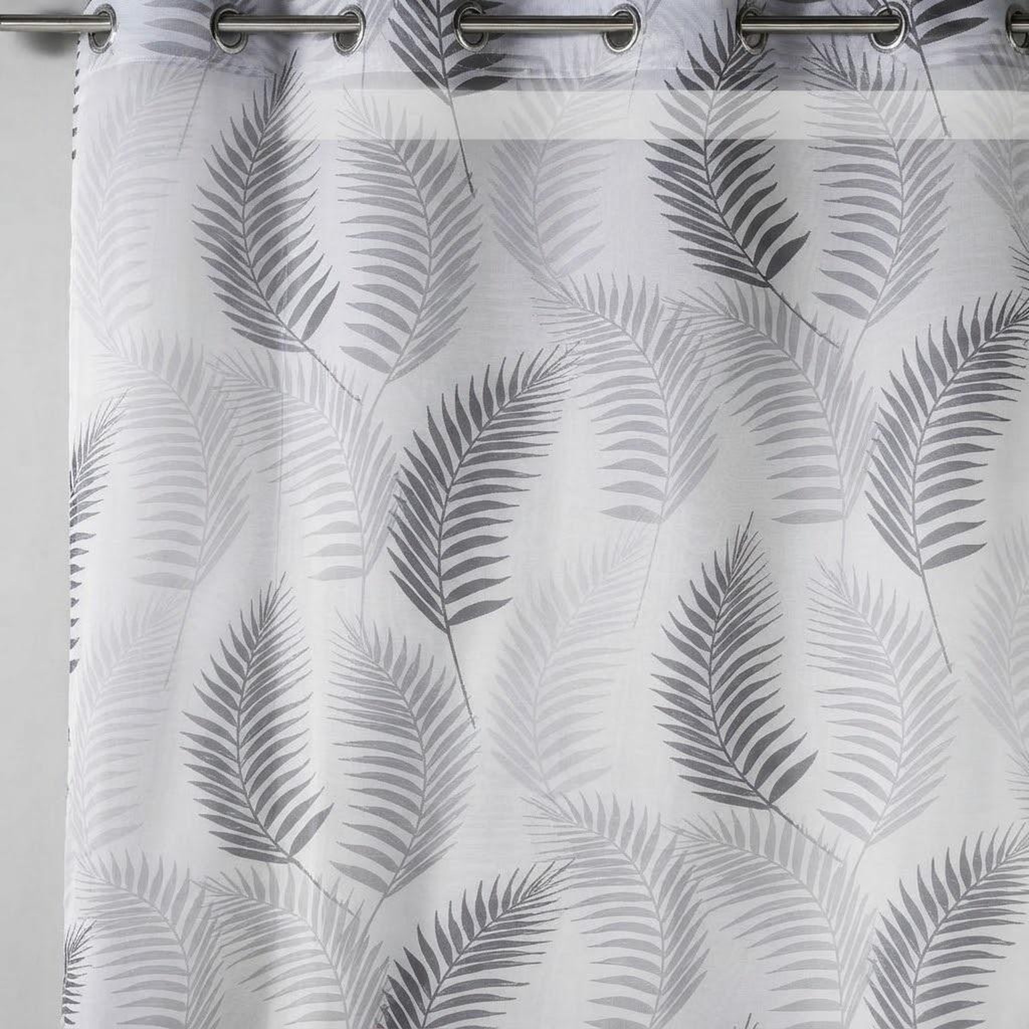 Voir la diapositive 3 : Eden Voilage a oeillets goyave design et moderne