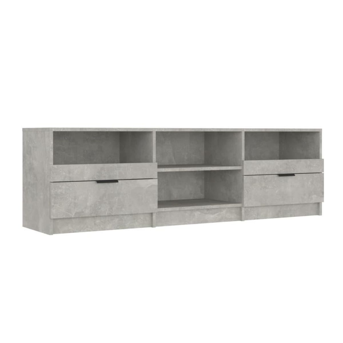 VIDAXL Meuble TV Gris beton 150x33,5x45 cm Bois d'ingenierie