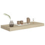 Voir la diapositive 3 : VIDAXL Etagere flottante murale chene 60x23,5x3,8 cm MDF