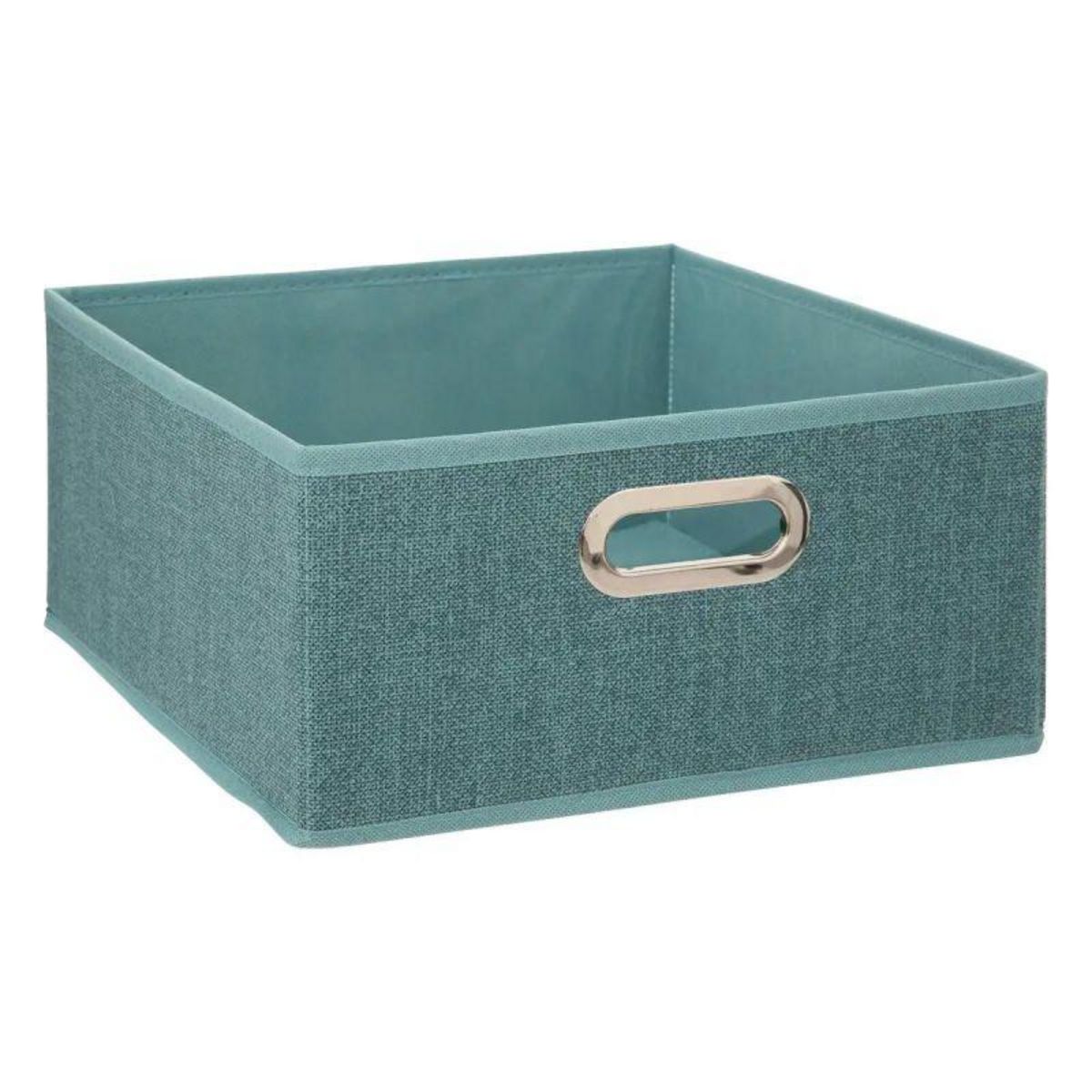  Boîte de Rangement Pliable  Premium  15x31cm Pétrole Chiné