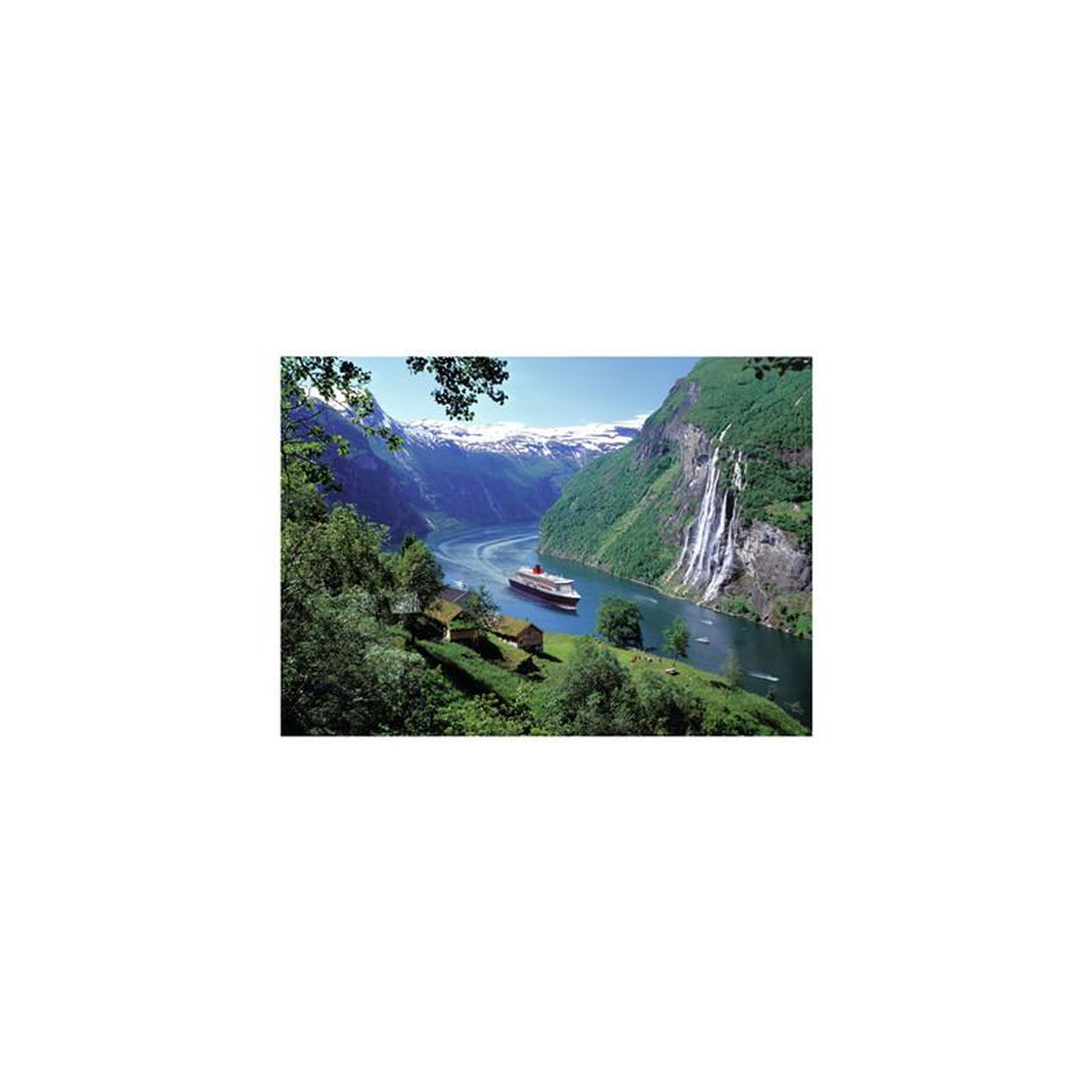 Voir la diapositive 2 : RAVENSBURGER Ravensburger - Jigsaw puzzle Norwegian Fjord, 1000 pcs. 120004752
