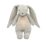 BB&CO Moonie – lapin nature bio avec sons et lumieres gris mineral