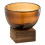 Voir la diapositive 1 : Paris Prix Vase sur Pied Design  Bezu  12cm Marron