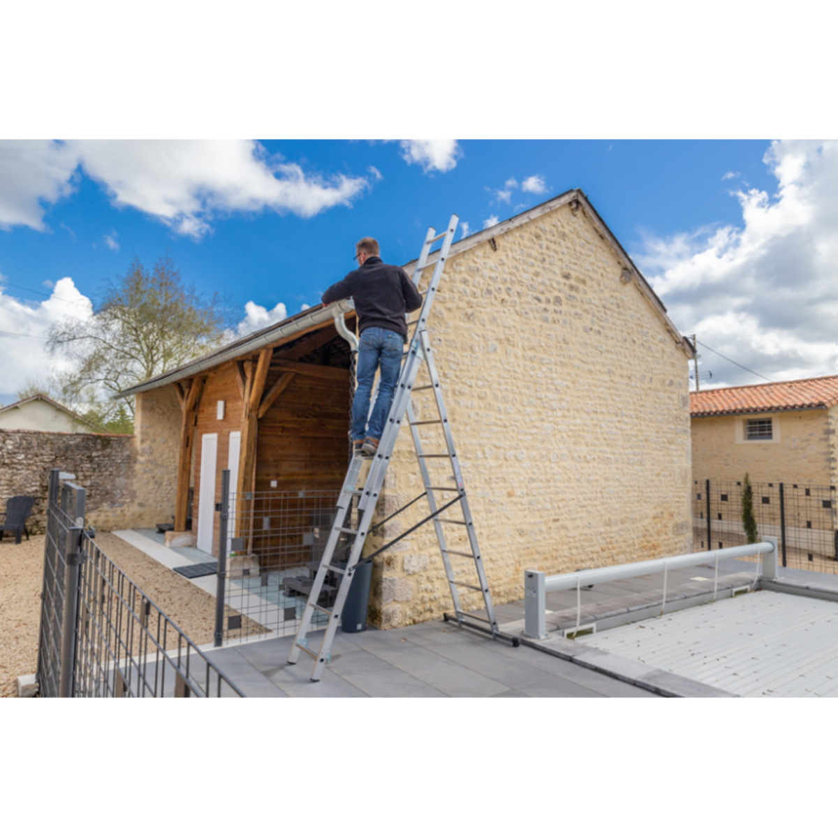 HAILO Echelle 3 plans 6m70 en aluminium - HOBBYSTEP