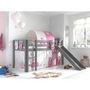 Voir la diapositive 2 : Paris Prix Pack - Lit Enfant, Tente, 3 Pochettes & Tunnel  Pino Princesse  Gris