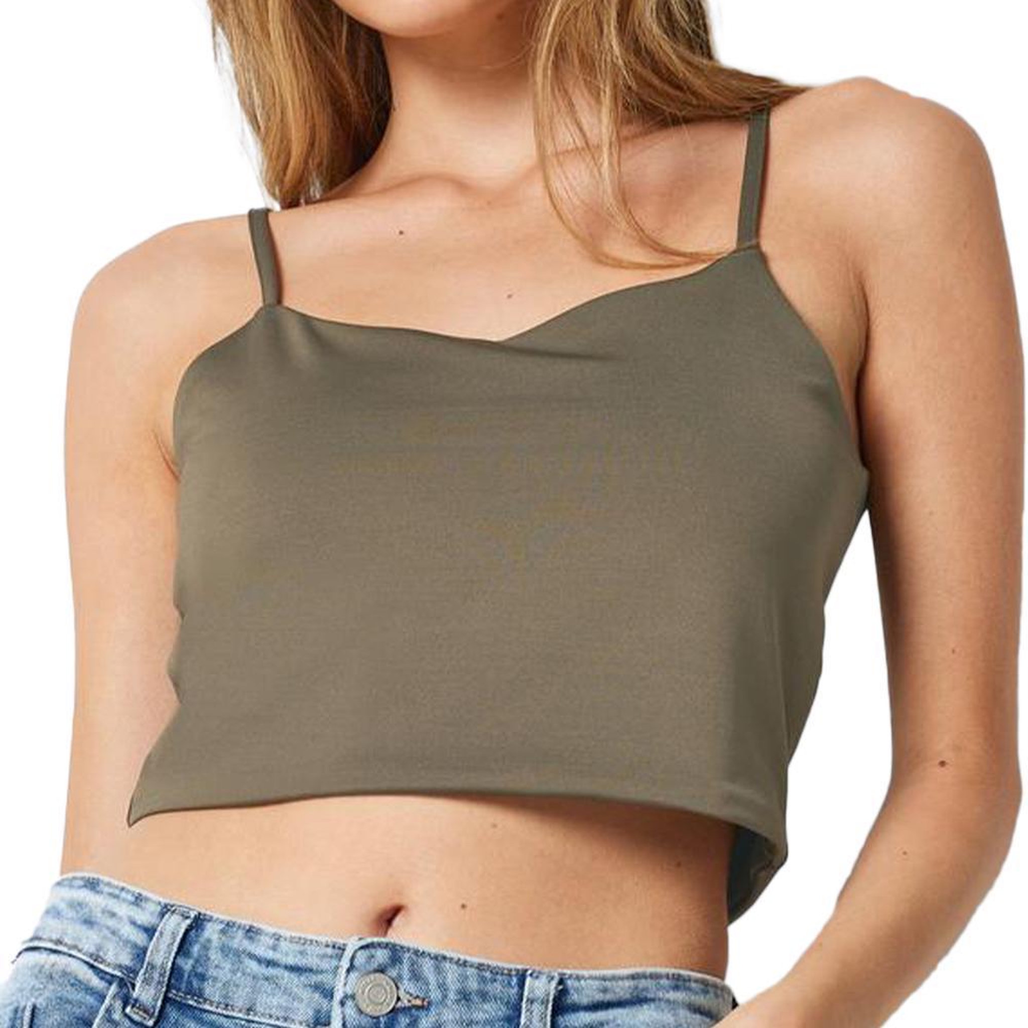 NOISY MAY Top Kaki Femme Noisy May Teresa. Coloris disponibles : Vert