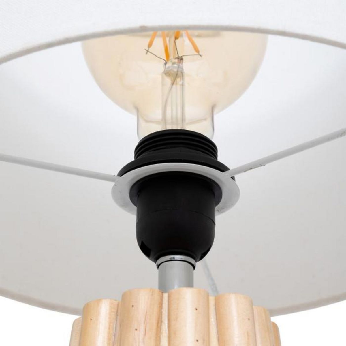 ATMOSPHERA Lampe à Poser en Bois  Adon  53cm Naturel