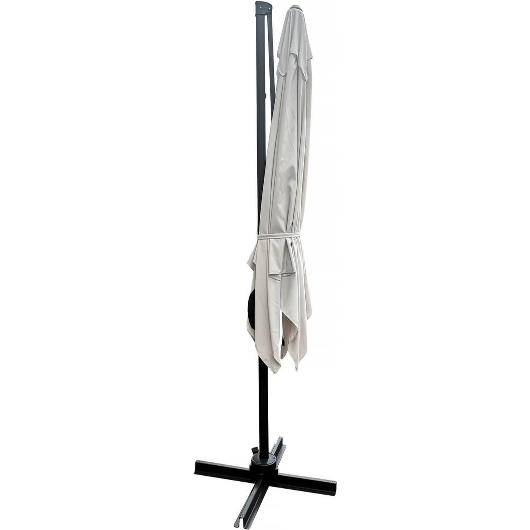 Voir la diapositive 4 : Habitat et Jardin Parasol jardin déporté  Soleil  - Carré - 2.5 x 2.5 m - Ecru + Housse de protection