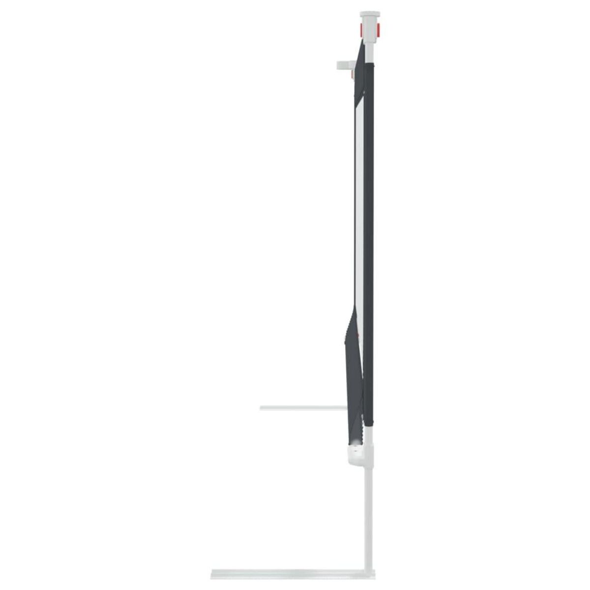 VIDAXL Barriere de securite de lit d'enfant Gris fonce 100x25 cm Tissu