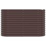 Voir la diapositive 3 : VIDAXL Lit sureleve de jardin Acier enduit de poudre marron